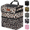 Picture of Vankor 3 Gallons Cute Car Trash Can for Car, Car Accessories for Interior Leak Proof Car Can Trash Bag Hanging Waterproof Automotive Vehicle Car Garbage Cans Leopard Print Pattern