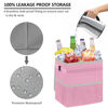 Picture of Vankor Car Trash Can for Car Cute, Car Trash Bag Bin Hanging Waterproof Automotive Car Garbage Cans Leak Proof Vehicle Trash Can Pink