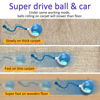 Picture of Giociv Interactive Cat Toys Ball for Indoor Cats Fast Rolling on Carpet, Chirping & Motion Activate Cat Toys (Blue)