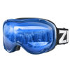 Picture of ZIONOR Lagopus Ski Snowboard Goggles UV Protection Anti fog Snow Goggles for Men Women Adult Youth VLT 60% Blue Frame Clear Blue Lens