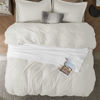 Picture of Bedsure Ivory Duvet Cover Full Size - Soft Double Brushed Duvet Cover for Kids with Zipper Closure, 3 Pieces, Includes 1 Duvet Cover (80"x90") & 2 Pillow Shams, NO Comforter