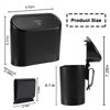 Picture of Accmor Car Trash Can, 2 Pack Mini Vehicle Trash Bin with Lid, Leakproof Car Dustbin Garbage Organizer with 2 Roll Trash Bag, Portable Garbage Bin Car Accessories for Car for Auto, SUV, Truck