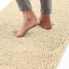 Picture of Gorilla Grip Bath Rug 24x17, Thick Soft Absorbent Chenille, Rubber Backing Quick Dry Microfiber Mats, Machine Washable Rugs for Shower Floor, Bathroom Runner Bathmat Accessories Decor, Sand
