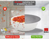 Picture of Walfos 12 Inch Silicone Microwave Mat, Microwave Food Cover, Multi-Purpose Hot Pad, Silicone Trivet, Pot Holders for Kitchen, Non-Slip Heat Resistant Silicone Mat for Microwave, Oven, Hot Pot, Bowl
