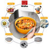 Picture of Walfos 12 Inch Silicone Microwave Mat, Microwave Food Cover, Multi-Purpose Hot Pad, Silicone Trivet, Pot Holders for Kitchen, Non-Slip Heat Resistant Silicone Mat for Microwave, Oven, Hot Pot, Bowl