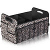 Picture of Femuar Car Trunk Organizer, Large Capacity Collapsible Trunk Storage with 11 Pockets, Waterproof, Non-Slip, Suitable for Car, SUV, Truck, Van, Jeep, Sedan, Leopard Print