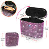 Picture of Accmor Bling Car Trash Can with Lid, Vehicle Trash Bin Car Dustbin Garbage Organizer Storage, Sparkling Crystal Mini Auto Trash Bags Holder Container with 30pcs Garbage Bags for Cars, SUV, Truck