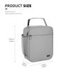 Picture of AYEANY Lunch box Lunch bag for men women Insulated Lunchbox Lunch bags for Work Picnic Travel (Light grey)