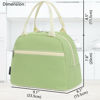 Picture of FlowFly Lunch Bag Tote Bag Lunch Organizer Lunch Holder Insulated Lunch Cooler Bag for Women/Men, Prairie Green