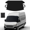 Picture of EcoNour Windshield Cover for Ice and Snow | Enhanced 600D Oxford Fabric Windshield Frost Cover | Water, Heat & Sag-Proof Car Windshield Snow Cover | Suitable for Van & MPV | XX-Large (78 x 45 Inches)