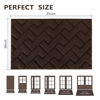 Picture of hicorfe Indoor Doormat,Front Back Door Mat Rubber Backing Non Slip Door Mats 36"x59" Absorbent Resist Dirt Entrance Doormat Inside Floor Mats for Entryway Washable Low-Profile(Coffee)