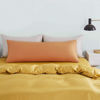 Picture of FLXXIE Body Pillow Cover - Super Soft Microfiber 20x54 Body Pillow Case - Envelope Closure, Wrinkle, Stain Resistant Orange Body Pillow Cover, 20x54, Orange