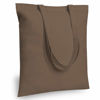 Picture of TOPDesign 24-Pack Economical 16"x15" Brown Cotton Tote Bag, Lightweight Medium Reusable Grocery Shopping Cloth Bags, Suitable for DIY, Advertising, Promotion, Gift, Activity