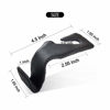 Picture of Car Hooks Universal Car Vehicle Back Seat Headrest Hanger Holder Hook Microfiber Leather & Stainless Steel for Bag Purse Cloth Drink Grocery (Brown)