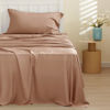 Picture of Bedsure Twin Sheets Set, Cooling Sheets Twin Size Bed Set, Rayon Derived from Bamboo, Twin Size Sheets, Breathable & Soft Bed Sheets, Hotel Luxury Silky Bedding Sheets & Pillowcases, Taupe