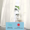 Picture of OWENIE Sheer Curtains 90 Inches Long, Elegant Sheer Curtains for Bedroom, Window Voile Sheer Curtain Panels/Drapes/Treatment for Living Room, 2Pcs, Each 42" W x 90" L, Ivory