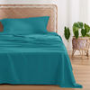 Picture of Bedsure Twin Sheets Set, Cooling Sheets Twin Size Bed Set, Rayon Derived from Bamboo, Twin Size Sheets, Breathable & Soft Bed Sheets, Hotel Luxury Silky Bedding Sheets & Pillowcases, Turquoise
