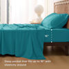 Picture of Bedsure Twin Sheets Set, Cooling Sheets Twin Size Bed Set, Rayon Derived from Bamboo, Twin Size Sheets, Breathable & Soft Bed Sheets, Hotel Luxury Silky Bedding Sheets & Pillowcases, Turquoise