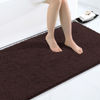 Picture of Smiry Luxury Chenille Bathroom Rugs 45x27, Extra Soft and Absorbent Shaggy Bath Mat, Machine Washable, Non-Slip Plush Carpet Runner for Tub, Shower, and Floor, Home Decor Accessories, Brown
