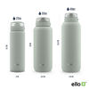 Picture of Ello Cooper 32oz Stainless Steel Water Bottle with Straw and Carry Handle, Double Walled and Vacuum Insulated Metal, Leak Proof Locking Lid with Soft Silicone Spout, Reusable, BPA Free, Sage