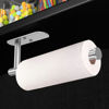 Picture of VAEHOLD Adhesive Paper Towel Holder Under Cabinet Mount, Wall Mounted Paper Towel Roll Holder for Kitchen Paper Towel, SUS304 Stainless Steel（Silvery）