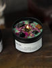 Picture of Obsidian Crystal Stone Energy Candle, Good Aura Health Protection, Baltic Amber Chakra Magic Vegetarian Affirmation Gift.(HEAL)