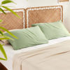 Picture of Bedsure Cooling Pillow Cases Standard Size 2 Pack, Rayon Derived from Bamboo Cooling Pillowcase for Hot Sleepers, Soft & Breathable Cool Pillow Covers with Zipper, Gifts, Sage Green, 20x26 Inches