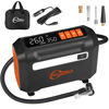 Picture of ROCGORLD R8 Tire Inflator Portable Air Compressor, DC 12V Air Compressor for Car with Large Dual Digital Screen, 3X Faster Inflation Air Pump for Car Tires, Bike, Ball, Motor - Car Accessories