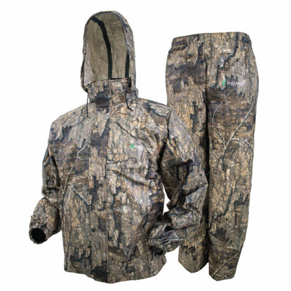 Picture of FROGG TOGGS Men's Standard Classic All-Sport Waterproof Breathable Rain Suit, Realtree Timber, Medium Short