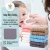 Picture of 24 Pack Muslin Burp Cloths for Baby - Ultra-Soft 100% Cotton Baby Washcloths - Large 20'' by 10'' Super Absorbent Milk Spit Up Rags - Burpy Cloths for Unisex, Boy, Girl - Multicolor