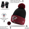 Picture of Ultra Game Unisex Kid's Standard Super Soft Winter Beanie Knit Hat with Extra Warm Touch Screen Gloves, Team Color 2