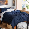 Picture of Bedsure Twin/Twin XL Duvet Cover Kids - Soft Double Brushed Duvet Cover Twin, 2 pcs, Includes 1 Navy Blue Kids' Duvet Cover (68"x90") with Zipper Closure & 1 Pillow Sham, NO Comforter