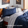 Picture of Bedsure Twin/Twin XL Duvet Cover Kids - Soft Double Brushed Duvet Cover Twin, 2 pcs, Includes 1 Navy Blue Kids' Duvet Cover (68"x90") with Zipper Closure & 1 Pillow Sham, NO Comforter