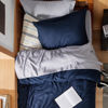 Picture of Bedsure Twin/Twin XL Duvet Cover Kids - Soft Double Brushed Duvet Cover Twin, 2 pcs, Includes 1 Navy Blue Kids' Duvet Cover (68"x90") with Zipper Closure & 1 Pillow Sham, NO Comforter