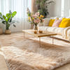 Picture of OLANLY 5x8 Machine Washable Large Area Rugs for Living Room, Bedroom, Soft Fluffy Shaggy Bedside Rug, Indoor Floor Carpet for Kids Girls and Boys, Dorms, Nursery, Home Decor Aesthetic, Beige