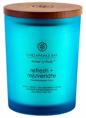 Picture of Chesapeake Bay Candle PT41312 Scented Candle, Refresh + Rejuvenate (Mediterranean Citrus), Medium, Home Décor