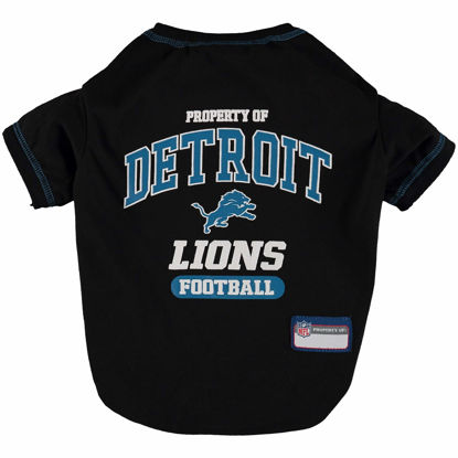 Picture of Pets First PET SHIRT for Dogs & Cats - NFL DETROIT LIONS Dog T-Shirt, Medium. - Cutest Pet Tee Shirt for the real sporty pup