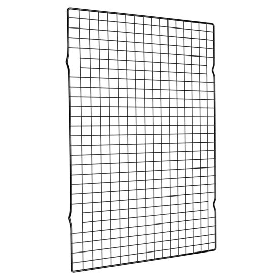 Picture of BRIOUT Cooling Rack for Baking, 16x10 Inches Baking Rack, Thick Wire Cookie Rack for Cooking, Roasting, Grilling, Drying, Oven Safe, Fits Half Sheet Pan, Black