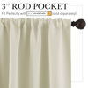 Picture of RYB HOME Blackout Curtains for Living Room Thermal Insulated Privacy Solar Drapes for Kids Bedroom Cafe Bathroom, 42 inch Width x 54 inch Length, Beige, 2 Panels