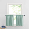 Picture of RYB HOME RV Curtains Blackout - Thermal Insulating Privacy Door Windows Camper Curtains for Kids Nursery RV Bunk Bedroom Windows Bathroom, Width 29 x Length 24, Aqua, 2 Pcs