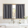 Picture of RYB HOME RV Camper Door Window Curtains -Blackout Privacy Curtains & Drapes for Bathroom Bedroom Kitchen Portable Travel Trailer Small Window Decor, W 34 x L 24, Grey, 2 Panels