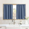 Picture of RYB HOME RV Camper Door Window Curtains -Blackout Privacy Curtains & Drapes for Bathroom Bedroom Kitchen Portable Travel Trailer Small Window Decor, W 34 x L 24, Stone Blue, 2 Panels