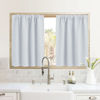 Picture of RYB HOME RV Camper Door Window Curtains -Blackout Privacy Curtains & Drapes for Bathroom Bedroom Kitchen Portable Travel Trailer Small Window Decor, W 34 x L 24, Greyish White, 2 Panels
