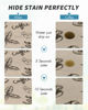 Picture of AMOAMI-Coffee Mat Hide Stain Rubber Backed Absorbent Dish Drying Mat for Kitchen Counter-Coffee Bar Accessories Fit Under Coffee Maker Coffee Machine Coffee Pot Espresso Machine (17X31.5,MILK TEA)