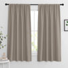 Picture of RYB HOME Blackout Curtains 63 inches Long - Energy Saving Insulation Large Window Curtain Blinds for Bedroom Living Room Dining Basement Home Office, W 62 x L 63 per Panel, Sand, 2 Pcs