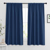 Picture of RYB HOME Blackout Curtains 63 inches Long - Energy Saving Insulation Large Window Curtain Blinds for Bedroom Living Room Dining Basement Home Office, W 62 x L 63 per Panel, Navy Blue, 2 Pcs