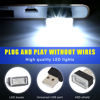 Picture of Augeny 7 PCS USB LED Car Interior Atmosphere Lamp, Plug-in USB Decor Night Light, Portable Auto Ambient Lighting Kit, Universal Vehicle Interior Accessories for Most Cars (Multi-Color)