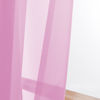 Picture of OWENIE Sheer Pink Curtains, Sheer Curtains 84 inch Length 2 Panels Set, Rod Pocket Voile Fimly Sheer Drapes for Living Room/Bedroom, 2pcs, Each 42" W x 84" L