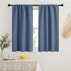 Picture of RYB HOME 45 inch Curtains for Kitchen Room Darkening Privacy Mini Curtain for RV Camper Bathroom Small Window, Width 29 x Length 45 inch, 2 Panels Set, Stone Blue