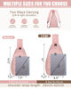 Picture of Pritent Crossbody Bags for Women Men Trendy Sling Bag Bakpack Casual Chest Bag with Convertible Shoulder Strap Travel Cross Body Bag for Hiking Traveling Outdoors(Pink)